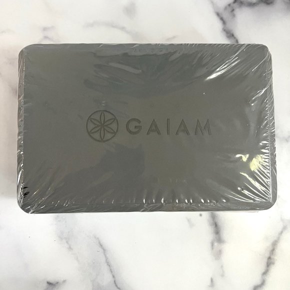 NEW GAIAM Non-Slip Supportive Foam Yoga Block, Gray - Picture 1 of 4